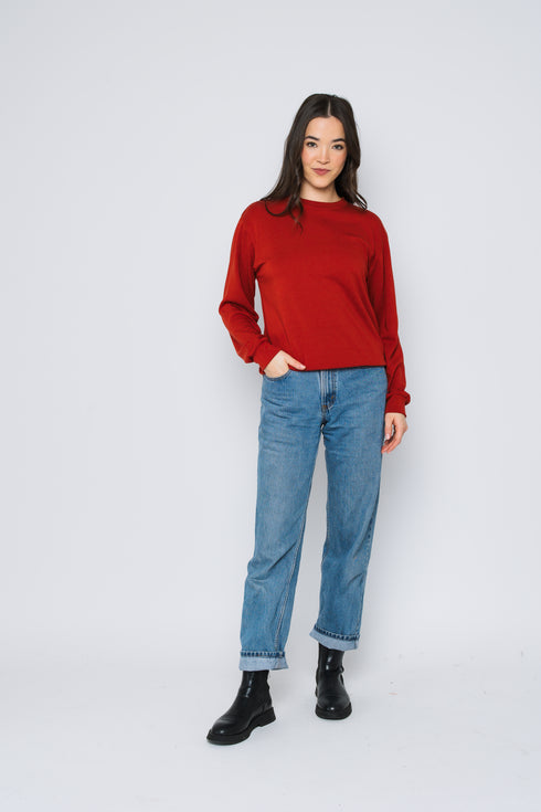 Jenna-Luxe Fleece Crew
